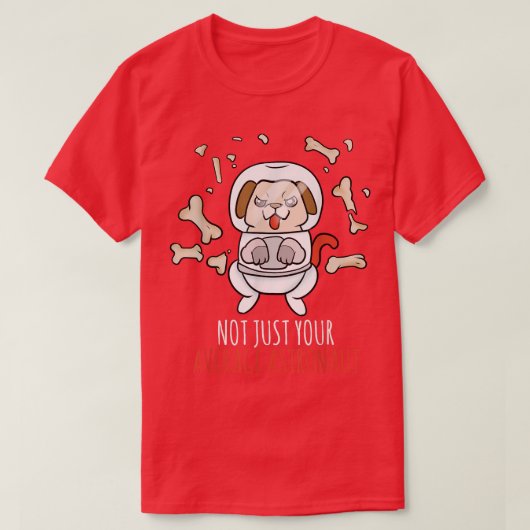Astronaut Dog T-Shirt (Design voorkant)
