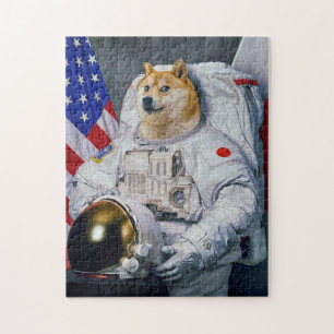 Astronaut Doge Legpuzzel