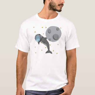 Astronaut Dolphin T-shirt