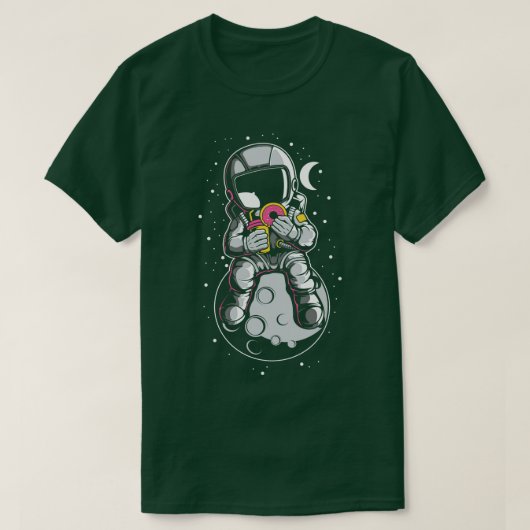ASTRONAUT DONUTS T-SHIRT (Design voorkant)