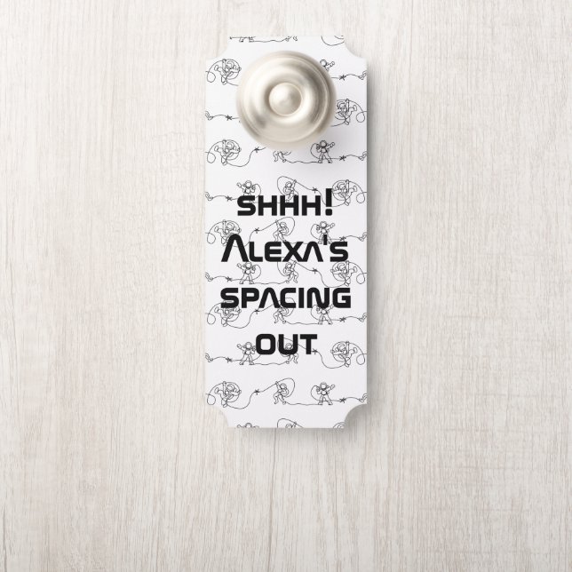 Astronaut door Hanger (Op knop)