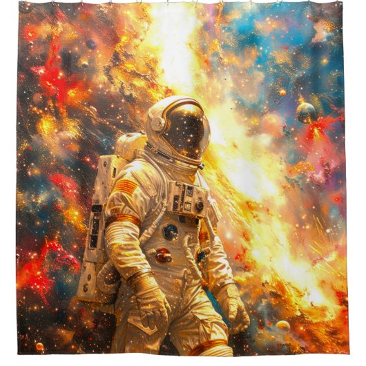 Astronaut Douchegordijn (Voorkant)