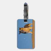 Astronaut Dreaming Bagagelabel (Achterkant verticaal)