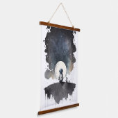 Astronaut Dreaming Hangend Wandkleed (Gebogen)