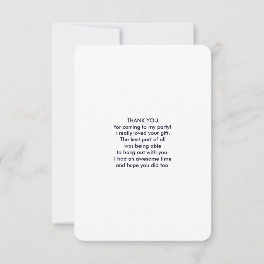 Astronaut drijvend in de ruimte dank u bedankkaart (Achterkant)