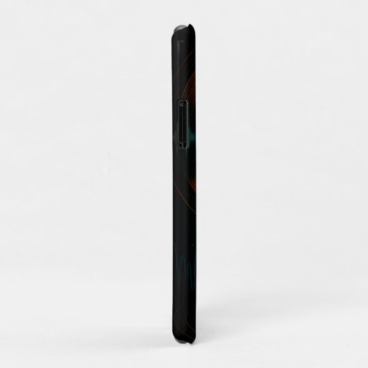 Astronaut drijvend in Glitchwave Sound Art Case-Mate iPhone Case (Achterkant/rechts)