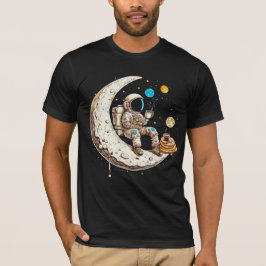 Astronaut Drink Koffie T-shirt