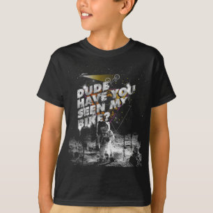 Astronaut, dude heb je mijn BMX-fiets gezien jonge T-shirt
