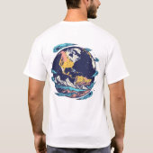 Astronaut Earth Balloon Graphic T-shirt (Achterkant)