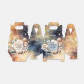 Astronaut eerste reis rond de zon gunst box bedankdoosjes (Uitgevouwen)