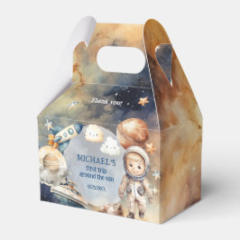 Astronaut eerste reis rond de zon gunst box bedankdoosjes