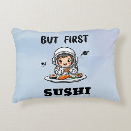 Astronaut eet sushi accent kussen