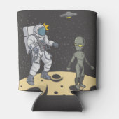 Astronaut en alien blikjeskoeler (Achterkant)