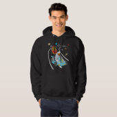Astronaut en alien Gokart Hoodie (Voorkant volledig)