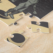 Astronaut en alien   legpuzzel (Zijkant)