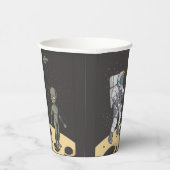 Astronaut en alien    papieren bekers (Rechts)