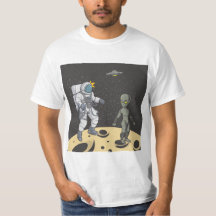 Astronaut en alien