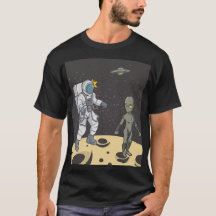 Astronaut en alien