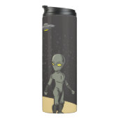 Astronaut en alien thermosbeker (Geroteerd rechts)