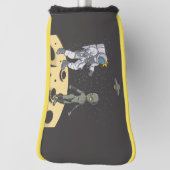 Astronaut en buitenaards golfheadcover (Draai 90)