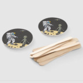 Astronaut en buitenaards handwaaier (Niet-gemonteerd)