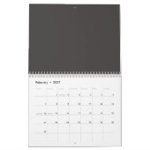Astronaut en buitenaards kalender (Feb 2027)