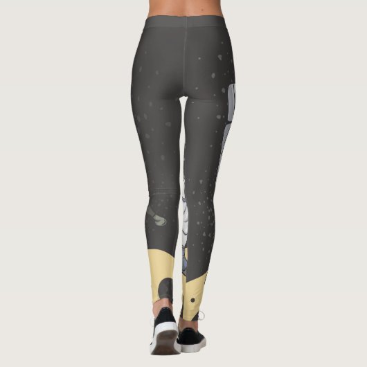 Astronaut en buitenaards leggings (Achterkant)