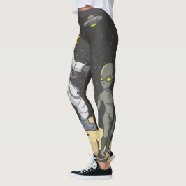 Astronaut en buitenaards leggings