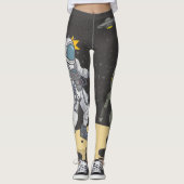 Astronaut en buitenaards leggings (Voorkant)