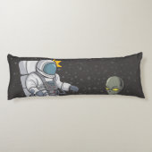 Astronaut en buitenaards lichaamskussen (Achterkant)