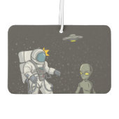 Astronaut en buitenaards luchtverfrisser (Achterkant)