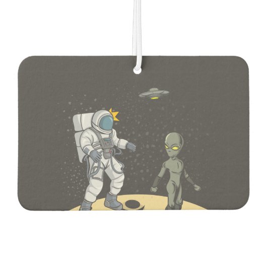 Astronaut en buitenaards luchtverfrisser (Voorkant)