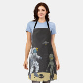 Astronaut en buitenaards schort (Gedragen)