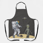 Astronaut en buitenaards schort (Voorkant)