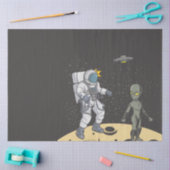 Astronaut en buitenaards tissuepapier (Craft)