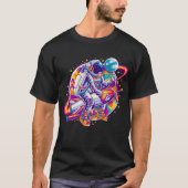 Astronaut en de Fantasy Planet T-shirt (Voorkant)