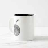 Astronaut en Maan Ruimte Mok (Voorkant links)