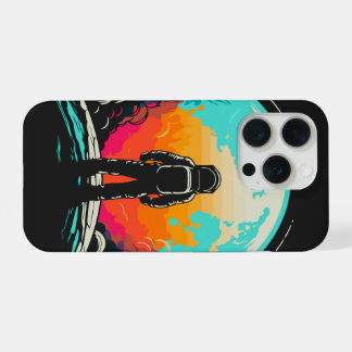 Astronaut en planeet iPhone 15 pro case