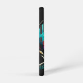 Astronaut en planeet samsung galaxy hoesje (Rechterkant)