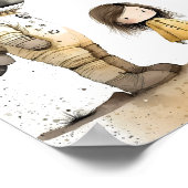 Astronaut en Poster (Hoek)