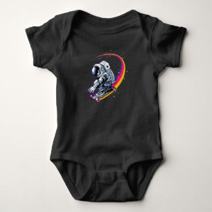 Astronaut en Skateboard Romper