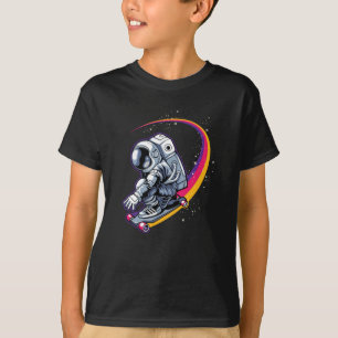 Astronaut en Skateboard T-shirt