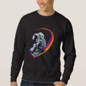 Astronaut en Skateboard Trui (Voorkant)