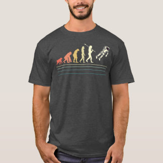 Astronaut Evolution Funny Cosmonaut Moon Landing P T-shirt