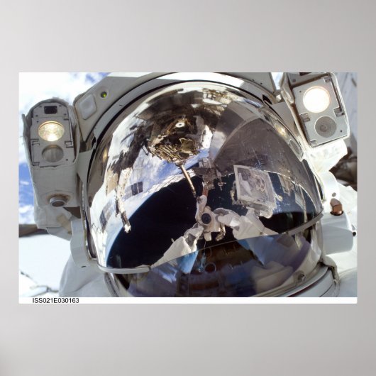 Astronaut Face Poster (Voorkant)