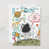 Astronaut First Birthday (Achterkant)