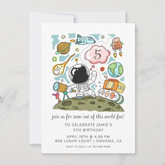 Astronaut First Birthday (Voorkant)