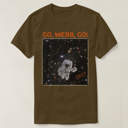 Astronaut First Deep Field Afbeelding Webb Space T T-shirt (Design voorkant)
