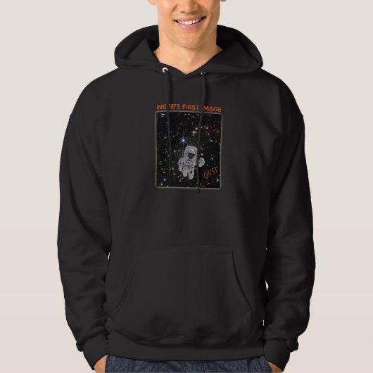 Astronaut First Deep Field Image Webb Space Telesc Hoodie (Voorkant)