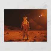 Astronaut First Human Martian on Red Planet Mars Briefkaart (Voorkant)
